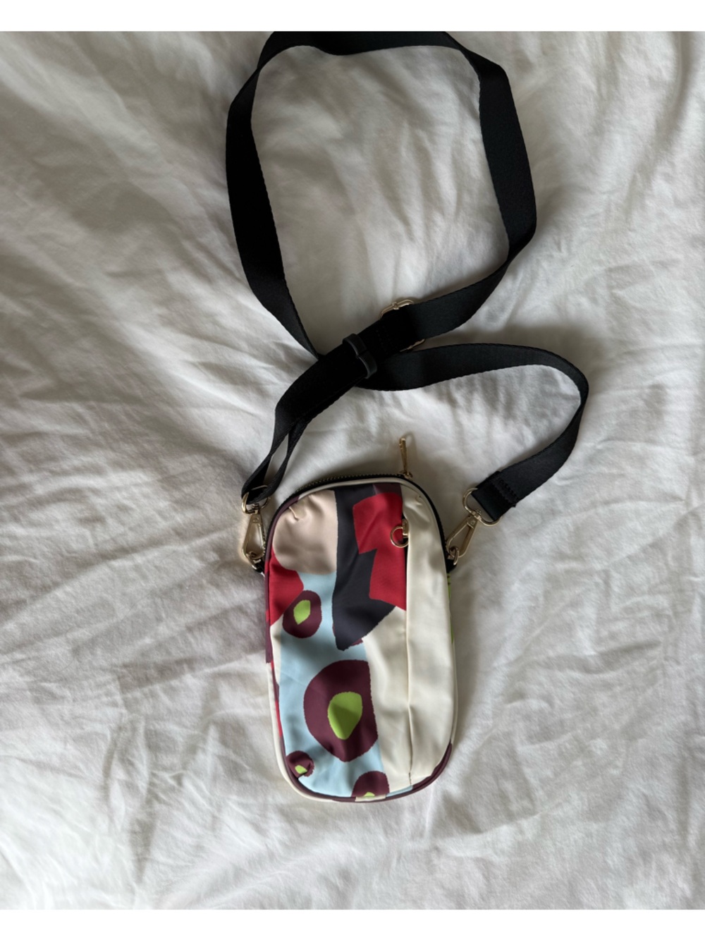 Parfois Abstract Multicolor Crossbody Phone Bag - Picture 2 of 7